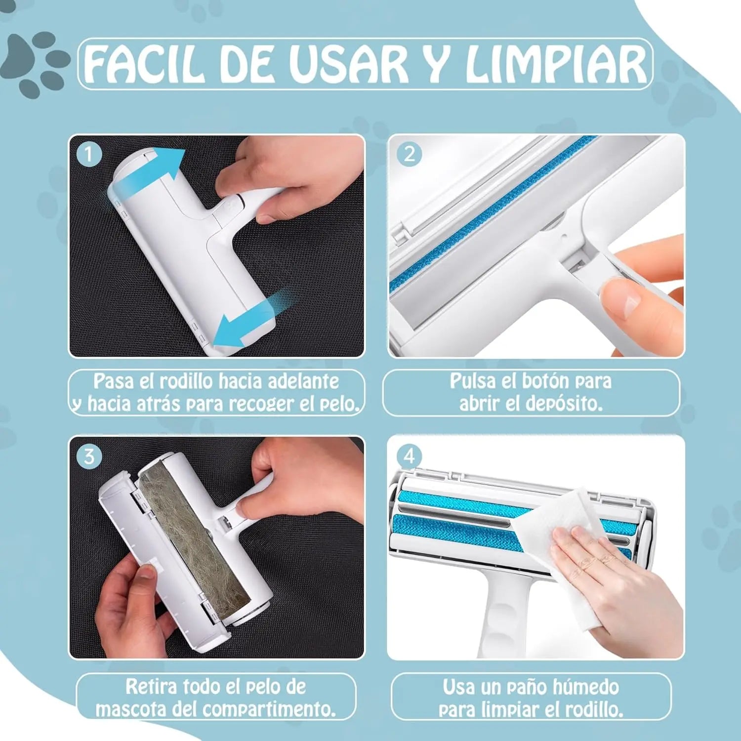Fácil de usar y limpiar: se vacía y se enjuaga