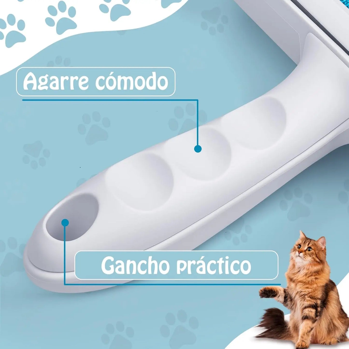 Mango ergonómico con agarre cómodo